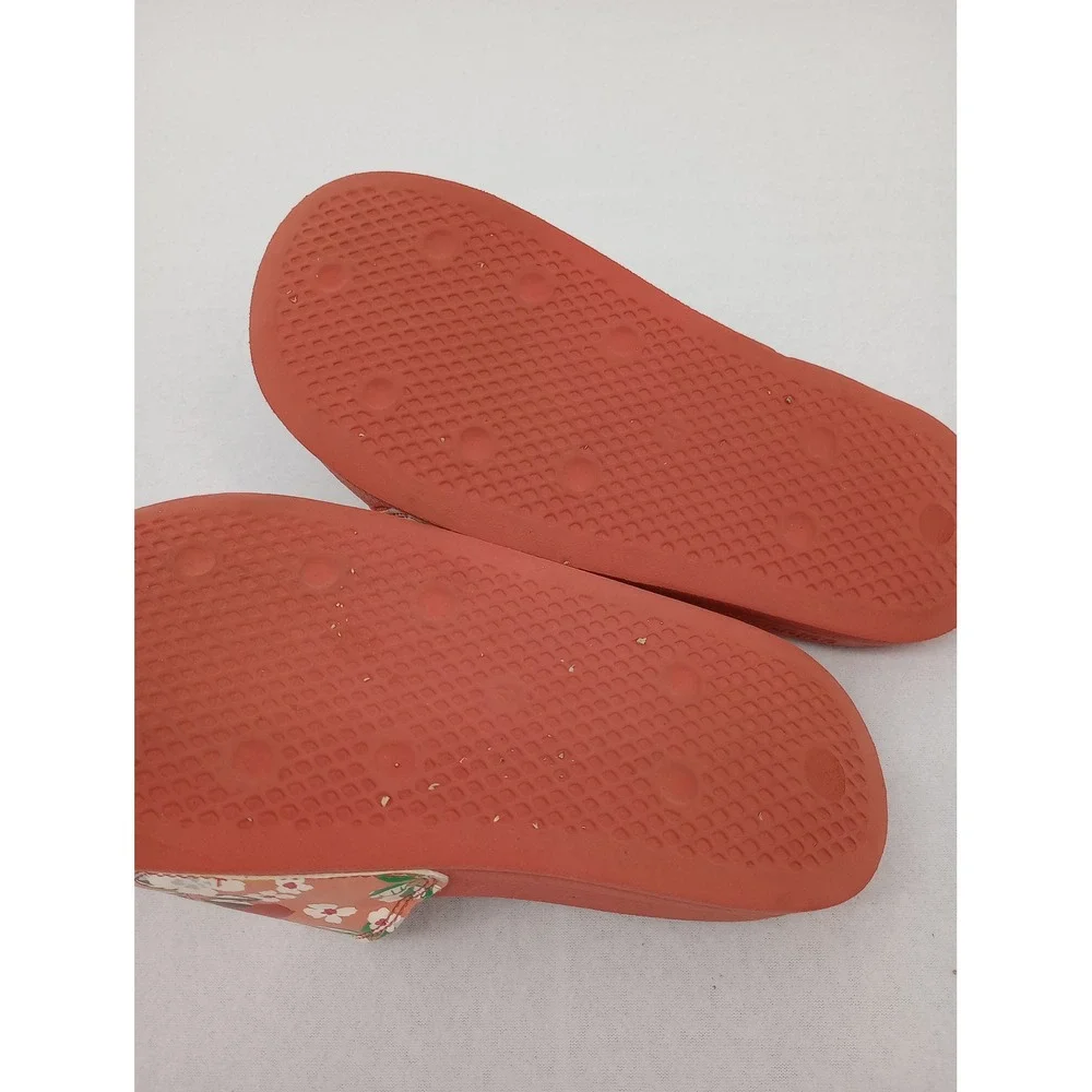 Adidas Adilette Slides Girls Hazy Rose Floral Her Studio London Size 4